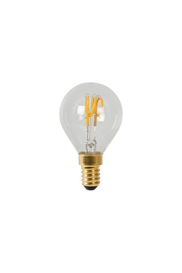 Lucide P45 LED Filament Lampe E14 3W dimmbar Transparent 49046/03/60