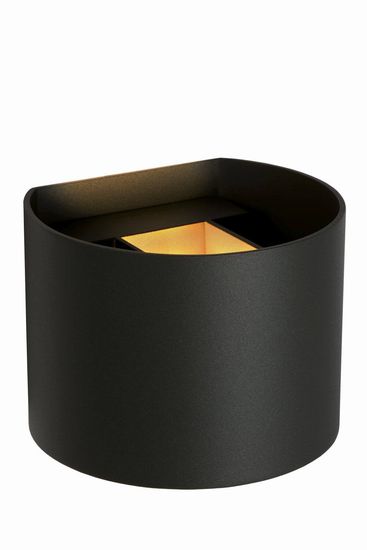 Lucide AXI LED Wandleuchte 2x 2x 3,5W Schwarz IP54 69201/06/30
