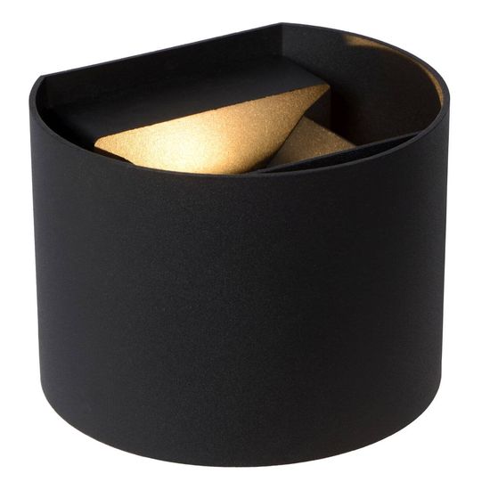 Lucide AXI LED Wandleuchte 2x 2x 3,5W Schwarz IP54 69201/06/30