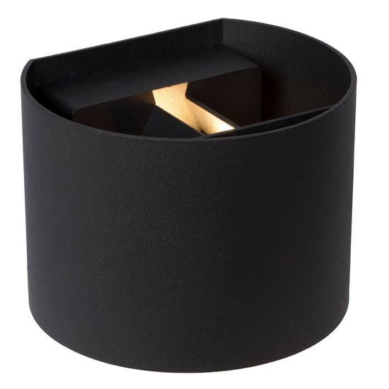 Lucide AXI LED Wandleuchte 2x 2x 3,5W Schwarz IP54 69201/06/30