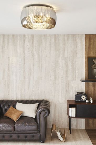 Lucide PEARL Deckenleuchte 6x G9 Chrom, Rauchfarbe Grau 70163/06/11