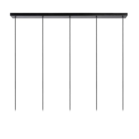 Lucide ORLANDO Pendelleuchte 5x E27 Rauchfarbe Grau, Schwarz 74404/05/65