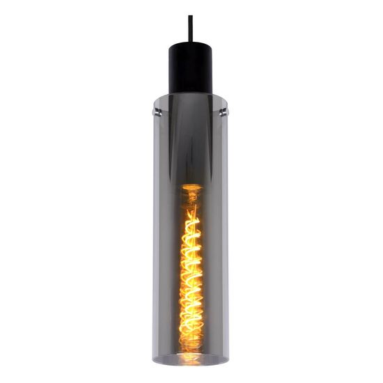 Lucide ORLANDO Pendelleuchte 3x E27 Rauchfarbe Grau, Schwarz 74404/13/65