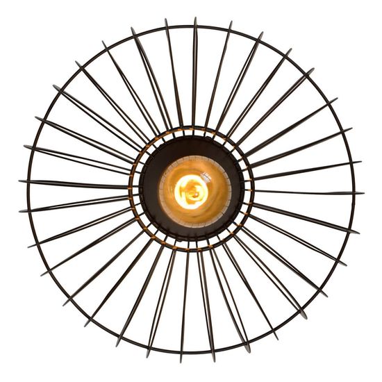 Lucide REDA Deckenleuchte E27 Schwarz 78199/01/30