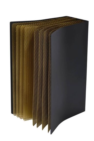 Lucide EXTRAVAGANZA LIVRET Tischlampe E14 Schwarz, Gold 78596/01/30