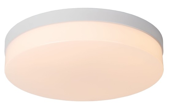 Lucide BISKIT LED Deckenleuchte 24W Weiß, Opal Sensor IP44 79111/36/31