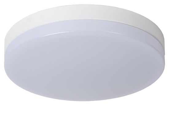 Lucide BISKIT LED Deckenleuchte 36W Weiß, Opal Sensor IP44 79111/40/31