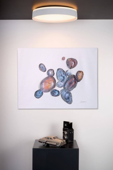 Lucide NURIA LED Deckenleuchte 3-Stufen-Dimmer 24W dimmbar Weiß 79182/24/31