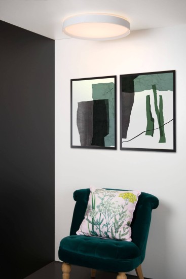 Lucide NURIA LED Deckenleuchte 3-Stufen-Dimmer 36W dimmbar Weiß 79182/36/31