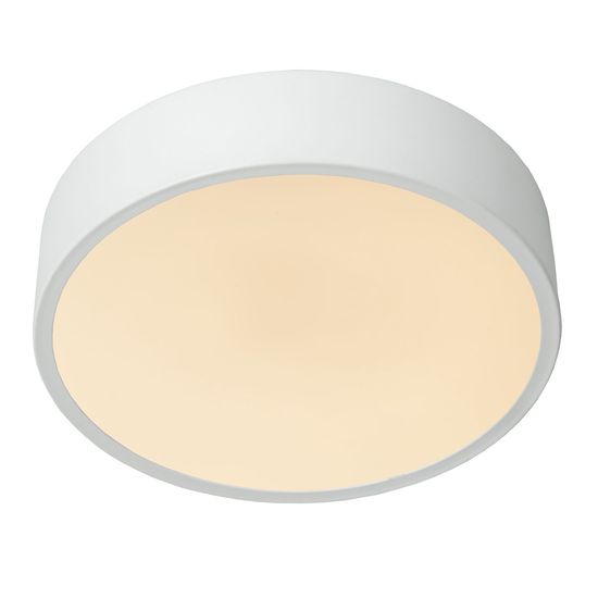 Lucide UNAR LED Deckenleuchte 3-Stufen-Dimmer 12W dimmbar Weiß, Opal 79185/20/31
