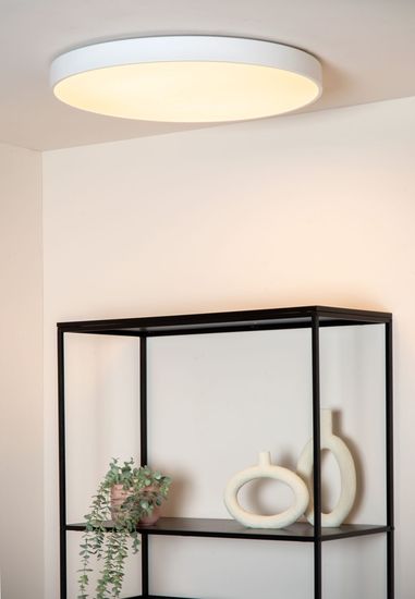 Lucide UNAR LED Deckenleuchte 3-Stufen-Dimmer 60W dimmbar Weiß, Opal 79185/60/31