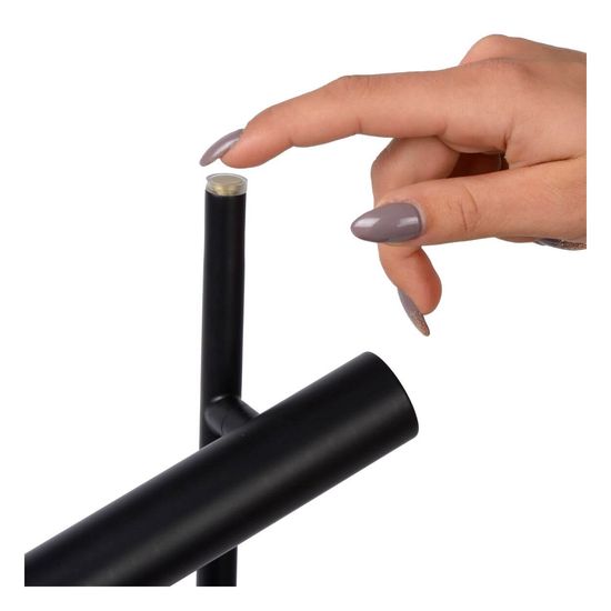 Lucide PHILON LED Stehleuchte 2x 2x 4,5W dimmbar drehbar Schwarz 79781/10/30