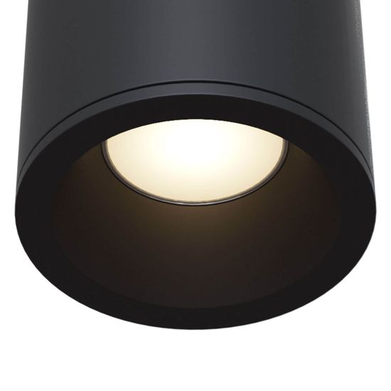 Maytoni Zoom Deckenleuchte, Deckenlampe GU10 ø8,5cm Schwarz IP65
