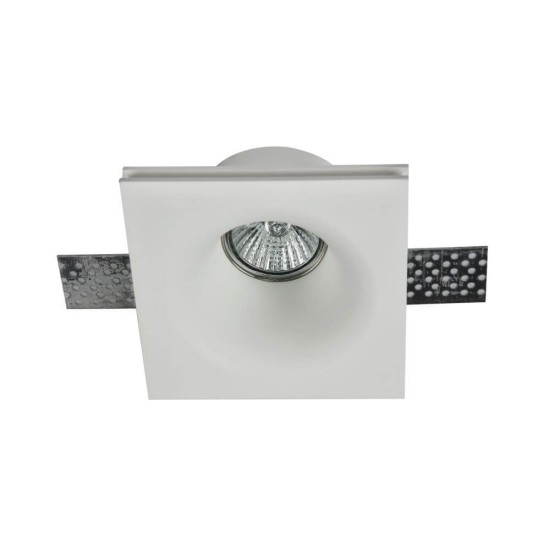 Maytoni Gyps Modern Downlight, Einbauleuchte GU10 Weiss 14cm