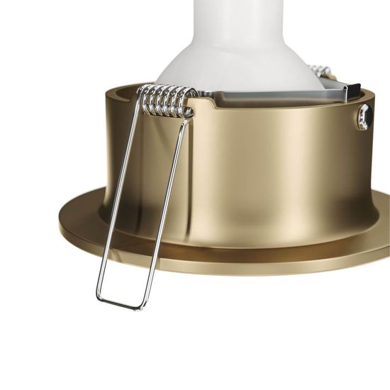 Maytoni Slim Downlight, Einbauleuchte GU10 Matt-Gold Ø8,5mm