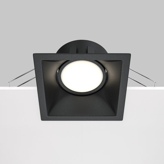 Maytoni Dot Downlight, Einbauleuchte GU10 4,5cm Schwarz