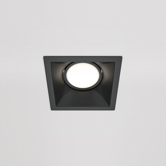 Maytoni Dot Downlight, Einbauleuchte GU10 4,5cm Schwarz