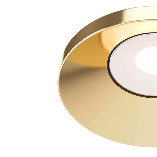 Maytoni Kappell LED Deckeneinbaustrahler 10W Gold Neutralweiss Ø76mm