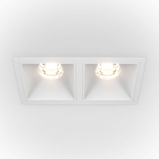 Maytoni Alfa LED Downlight, Einbauleuchte 20W dimmbar Weiss 90Ra Warmweiss