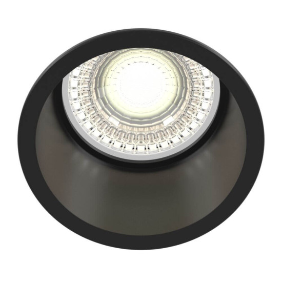 Maytoni Reif Downlight, Einbauleuchte GU10 Schwarz Ø68mm