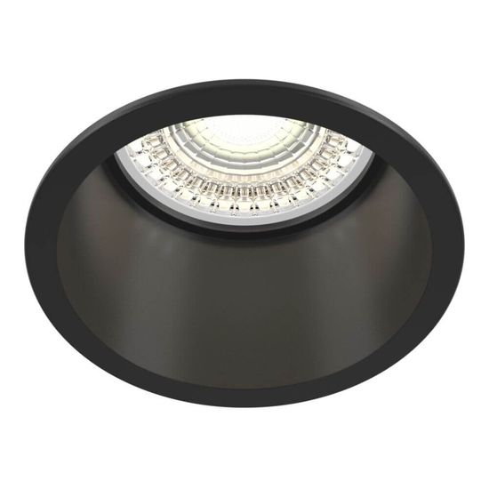 Maytoni Reif Downlight, Einbauleuchte GU10 Schwarz Ø68mm