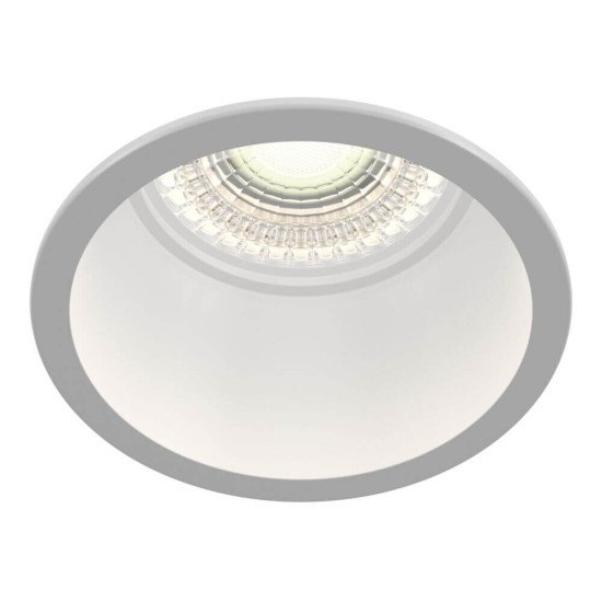 Maytoni Reif Downlight, Einbauleuchte GU10 Weiss Ø68mm