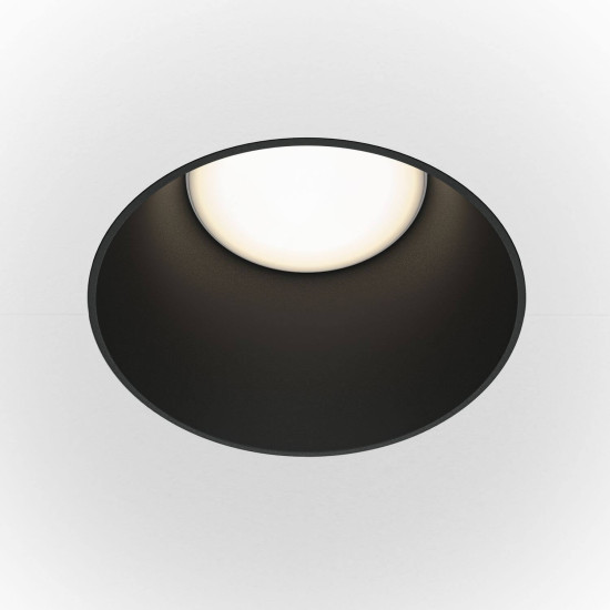 Maytoni Share Downlight, Einbauleuchte GU10 Schwarz Ø14mm