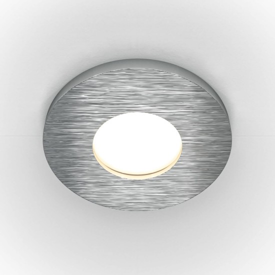 Maytoni Stark Downlight, Einbauleuchte GU10 Silber-Farbe IP65 Ø8,4mm