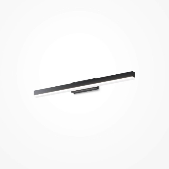 Maytoni Fichte LED Spiegelleuchte, Schrankleuchte 14W Schwarz Neutralweiss