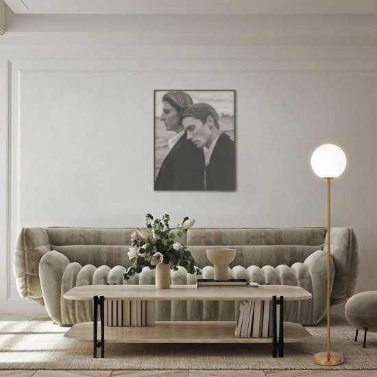 Maytoni Ring Stehleuchte, Stehlampe E27 Messing