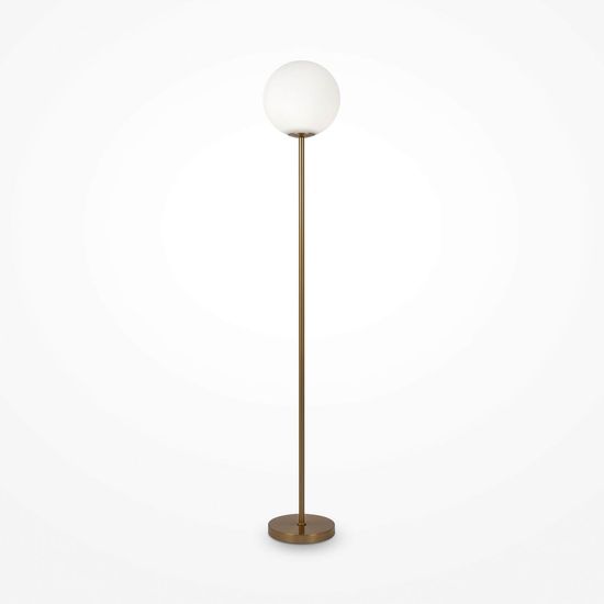 Maytoni Ring Stehleuchte, Stehlampe E27 Messing