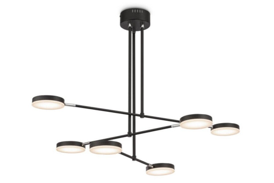 Maytoni Fad LED Pendelleuchte, Hängeleuchte 38W Supermodern Schwarz