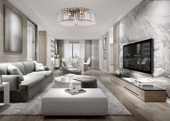 Maytoni Recinto Deckenleuchte 6x E27 Chrom Kristall