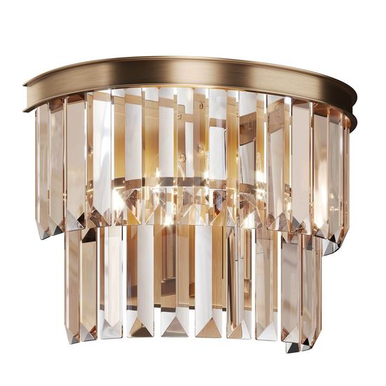 Maytoni Revero Wandleuchte, Wandlampe E14 Gold-Farbe