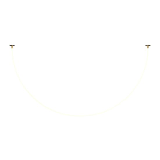 Maytoni Tau LED Pendelleuchte, Hängeleuchte 40W Gold-Farbe Warmweiss