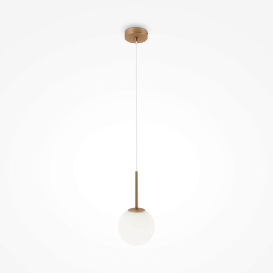 Maytoni Basic form Pendelleuchte, Hängeleuchte E14 30cm Gold-Farbe