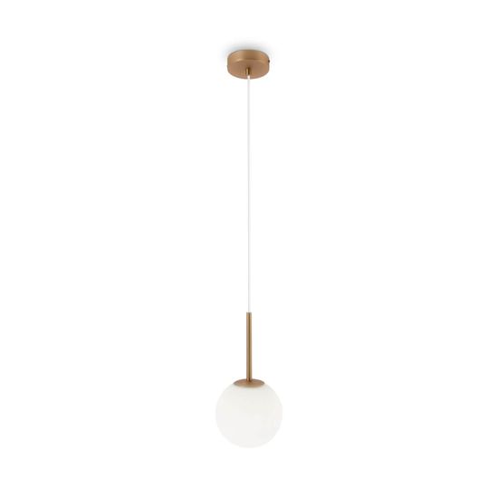 Maytoni Basic form Pendelleuchte, Hängeleuchte E14 30cm Gold-Farbe