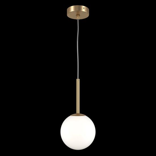 Maytoni Basic form Pendelleuchte, Hängeleuchte E14 30cm Gold-Farbe