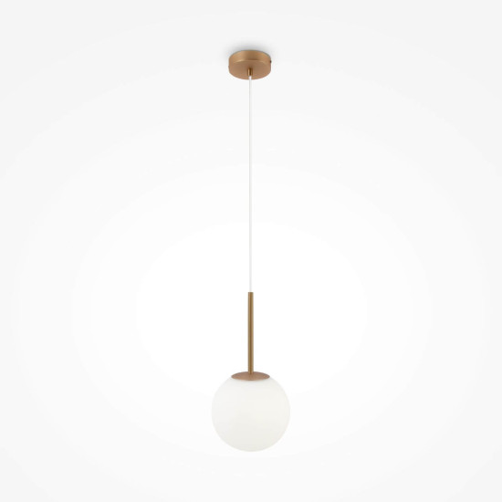 Maytoni Basic form Pendelleuchte, Hängeleuchte E14 36cm Gold-Farbe