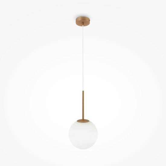 Maytoni Basic form Pendelleuchte, Hängeleuchte E14 40cm Gold-Farbe