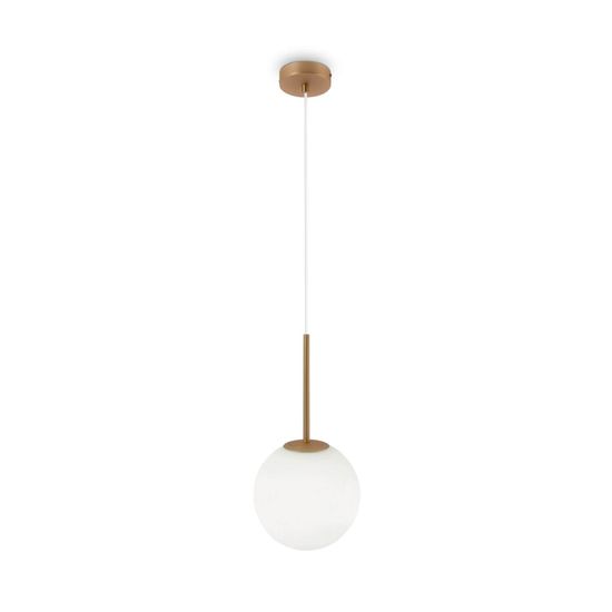 Maytoni Basic form Pendelleuchte, Hängeleuchte E14 40cm Gold-Farbe