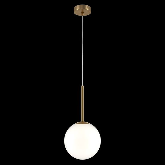 Maytoni Basic form Pendelleuchte, Hängeleuchte E14 40cm Gold-Farbe