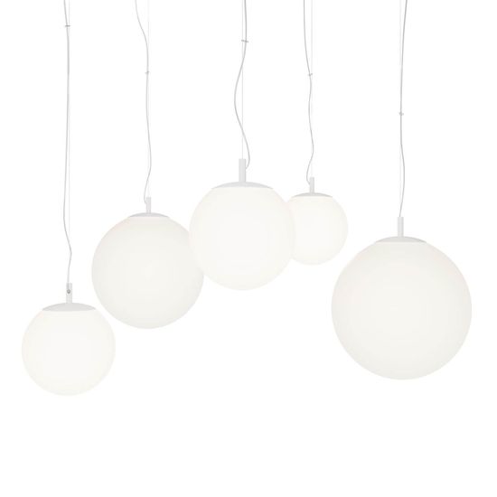 Maytoni Basic form Pendelleuchte, Hängeleuchte 5x E27 Weiss, matt 4099776029793