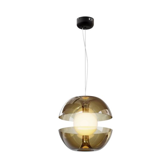 Maytoni Rebel LED Pendelleuchte, Hängeleuchte 6W Gold-Farbe Warmweiss