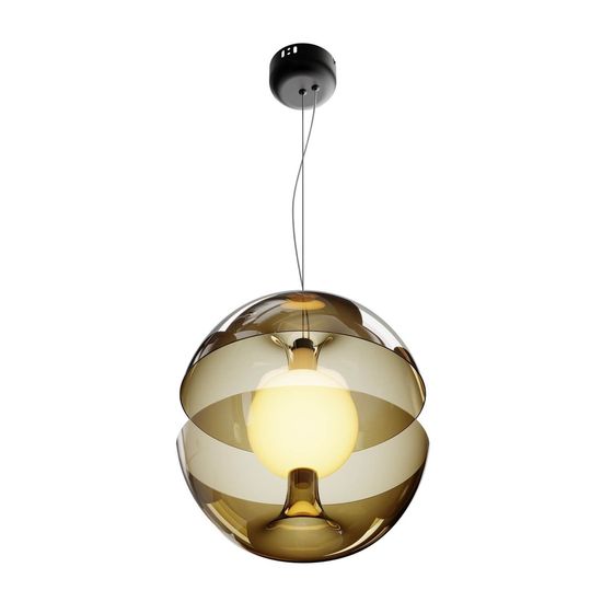 Maytoni Rebel LED Pendelleuchte, Hängeleuchte 6W Gold-Farbe Warmweiss