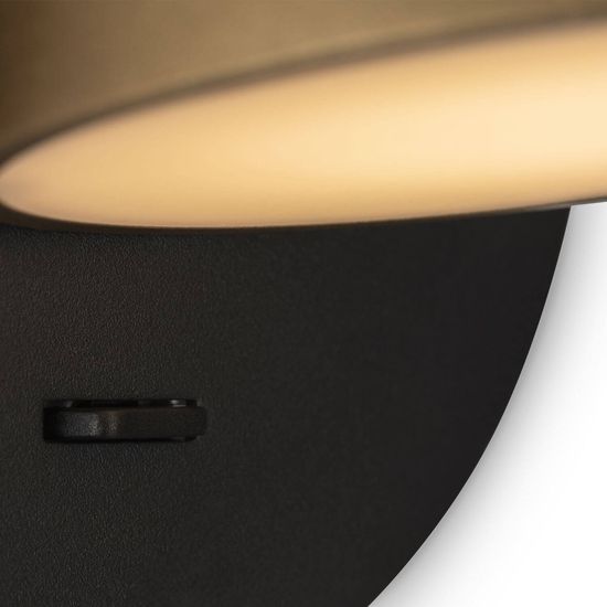 Maytoni Pixel LED Wandleuchte, Wandlampe 7W Messing Schwarz Warmweiss