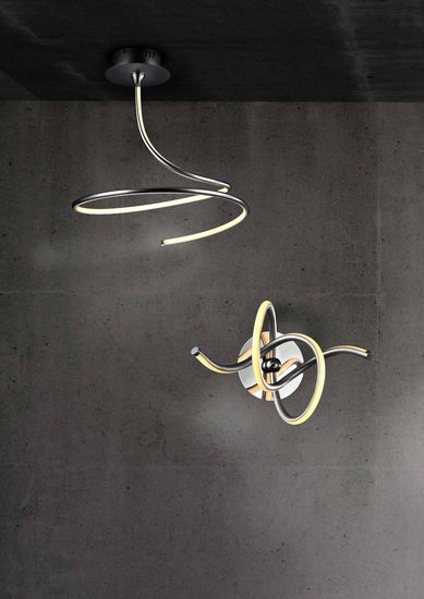 Maytoni Nastro LED Deckenleuchte 26W Nickel