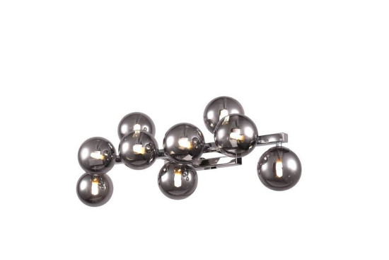 Maytoni Dallas Wandleuchte 9x G9 Chrom Rauchfarbe Glas