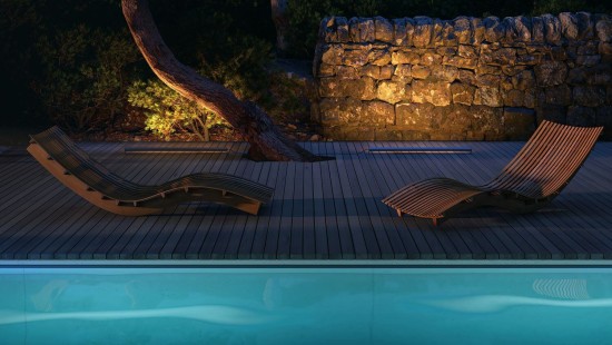 Maytoni Edge LED Landschaftsbeleuchtung 15W Schwarz IP65 Warmweiss