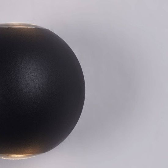 Maytoni Gansevoort LED Wandleuchte 6W Schwarz IP54 4251110087566